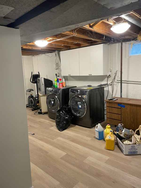 Old Basement Reno After